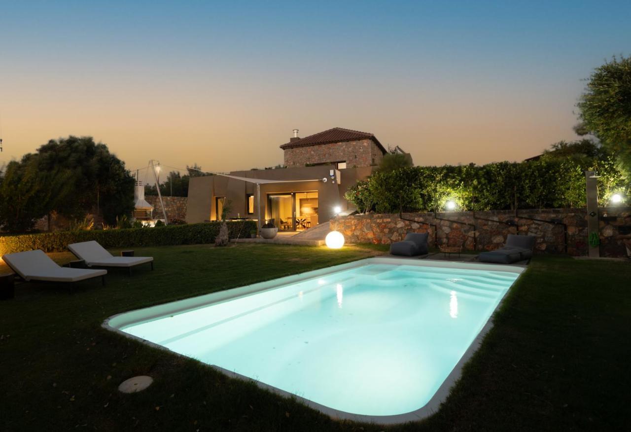 Lithari Luxury Villa With Private Pool, Your Perfect Retreat, Crete Agios Nikolaos  Exterior photo
